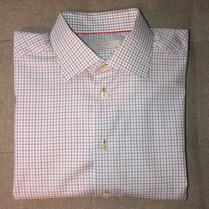 ETON 2-Color Tattersall Dress Shirt